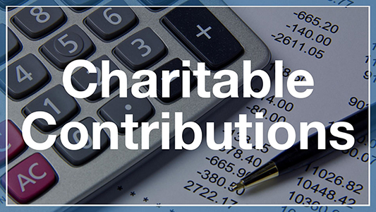 charitable contributions