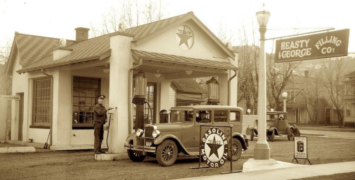 1920s Texaco Gas Station
